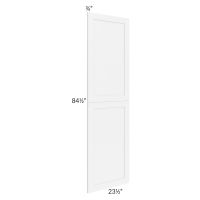Brilliant White Shaker 24x90 Tall Decorative Door Set