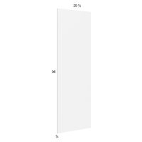Euro Gloss White Tall Overlay Panel - 29-7/8"W x 96"H x 3/4"D