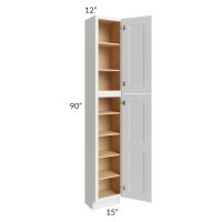 Union White 15x12x90 Pantry Cabinet