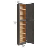 Salem Dark Grey 18x12x90 Pantry Cabinet 