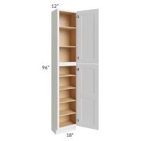 Salem White 18x12x96 Pantry Cabinet 