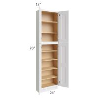 Union White 24x12x90 Pantry Cabinet 