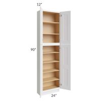 Salem White 24x12x90 Pantry Cabinet 