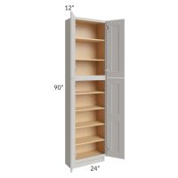 Salem Light Grey 24x12x90 Pantry Cabinet 
