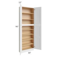 Salem White 30x12x90 Pantry Cabinet 