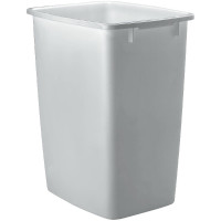 Southport White Shaker Trash Can