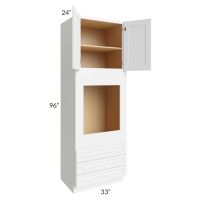 Lakewood White 33x96x24 Oven Cabinet
