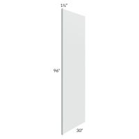 Lakewood White 30x96 Refrigerator Panel with 1-1/2" Stile