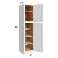 Lakewood White 18x84x24 Wall Pantry Cabinet