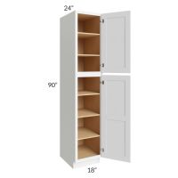 Lakewood White 18x90x24 Wall Pantry Cabinet
