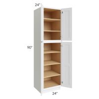 Lakewood White 24x90x24 Wall Pantry Cabinet