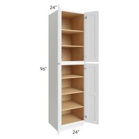 Lakewood White 24x96x24 Wall Pantry Cabinet
