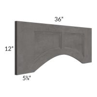 Salem Cobblestone 36" Arched Recessed Panel Valance (Trimmable)