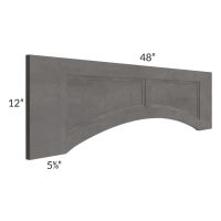 Salem Cobblestone 48" Arched Recessed Panel Valance (Trimmable)