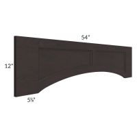 54" Arched Recessed Panel Valance (Trimmable)