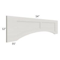 54" Arched Recessed Panel Valance (Trimmable)
