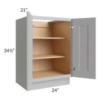 Union Grey 24" Full Height Door Vanity Base Cabinet
