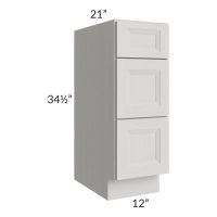 12" Vanity 3-Drawer Base Cabinet