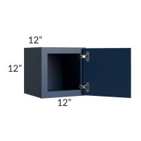 Portland Navy Blue 12x12 Wall Cabinet 