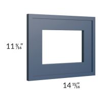 Portland Navy Blue 15x12 Glass Door Only with Glass Included 