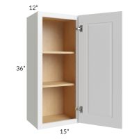 Southport White Shaker 15x36 Wall Cabinet