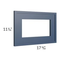 Portland Navy Blue 18x12 Glass Door Only with Glass Included 