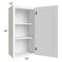 Providence White 18x36 Wall Cabinet