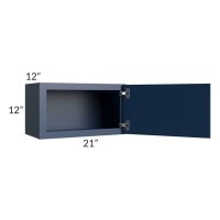 Portland Navy Blue 21x12 Wall Cabinet 