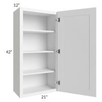 Providence White 21x42 Wall Cabinet