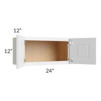 Southport White Shaker 24x12 Wall Cabinet