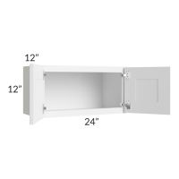 Aspen White Shaker 24x12 Wall Cabinet 