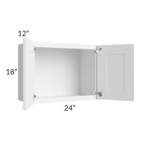 Regency White 24x18 Wall Cabinet 