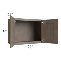 Providence Natural Grey 24x18 Wall Cabinet