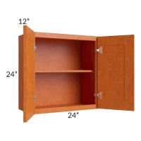 Regency Spiced Glaze 24x24 Wall Cabinet