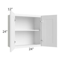 Providence White 24x24 Wall Cabinet