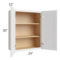 Southport White Shaker 24x30 Wall Cabinet