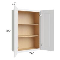 Southport White Shaker 24x36 Wall Cabinet