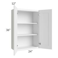 Dakota White 24x36 Wall Cabinet 