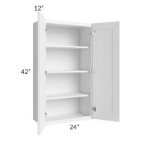 Regency White 24x42 Wall Cabinet