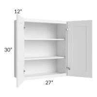 Regency White 27x30 Wall Cabinet