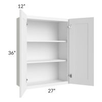 Dakota White 27x36 Wall Cabinet