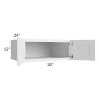 Providence White 30x12x24 Wall Cabinet 