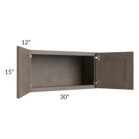 Providence Natural Grey 30x15 Wall Cabinet 