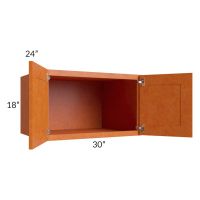 Regency Spiced Glaze 30x18x24 Wall Cabinet