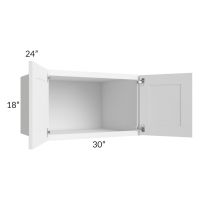 Regency White 30x18x24 Wall Cabinet