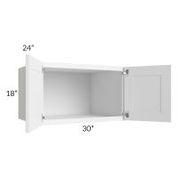Providence White 30x18x24 Wall Cabinet