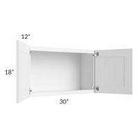 Dakota White 30x18 Wall Cabinet