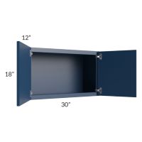 Portland Navy Blue 30x18 Wall Cabinet