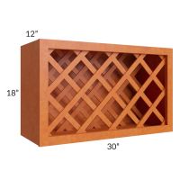 Regency Spiced Glaze 30x18 Wine Rack Cabinet