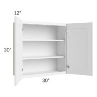 Dakota White 30x30 Wall Cabinet